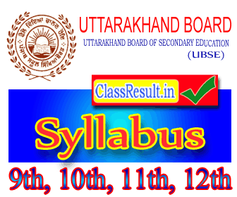 ubse Syllabus 2022 class 10th Class, 12th